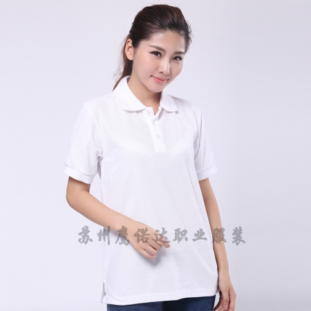 白色t恤衫工作服可印花 ID265-TX